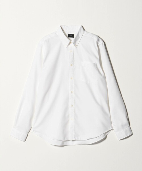 green label relaxing（グリーンレーベルリラクシング）の「W/R オックス ボタンダウン シャツ（シャツ/ブラウス・メンズ・ライトグレー/ホワイト/ネイビー/ライラック・L/S/M/XL）」の8枚目の写真