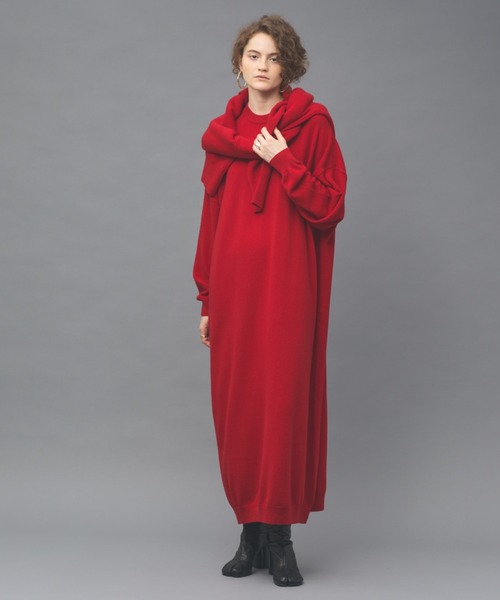 Curensology(カレンソロジー)/ウールカシミヤニットワンピース