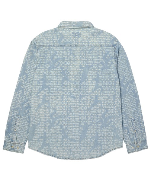 HUF（ハフ）の「CEREMONY DENIM SHIRT（シャツ/ブラウス・メンズ・インディゴブルー・XL/L/XXL/M/S）」の2枚目の写真