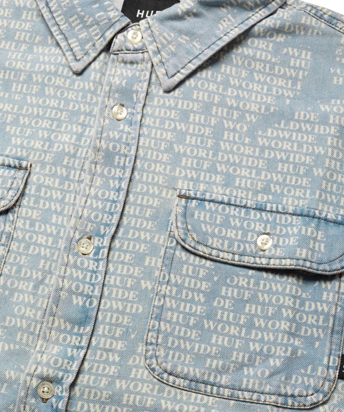 HUF（ハフ）の「CEREMONY DENIM SHIRT（シャツ/ブラウス・メンズ・インディゴブルー・XL/L/XXL/M/S）」の6枚目の写真