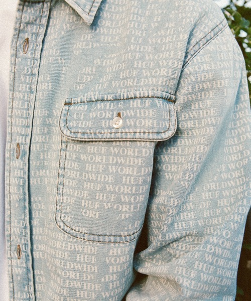 HUF（ハフ）の「CEREMONY DENIM SHIRT（シャツ/ブラウス・メンズ・インディゴブルー・XL/L/XXL/M/S）」の8枚目の写真