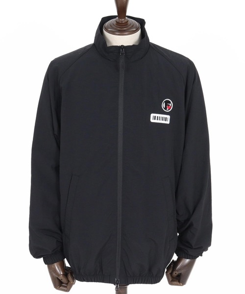 mj11049-Double Patch Cotton Like Nylon Jacket ナイロンジャケット