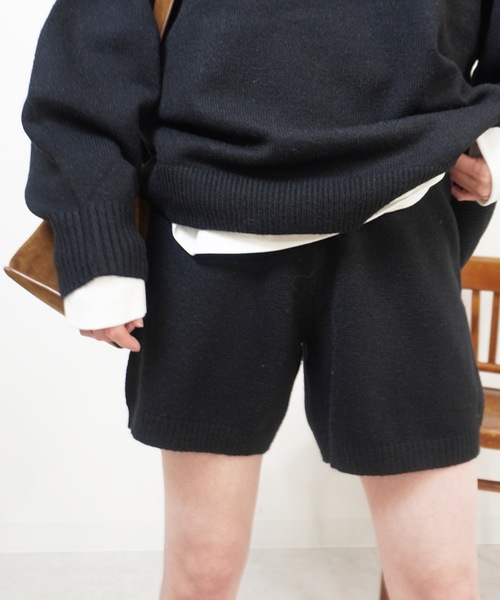 gossara(ゴサラ)の「【お問い合わせ多数】アルパカタッチショートパンツ(その他パンツ・レディース・ブラウン/グレー/ベージュ/ブラック・FREE)」の2枚目の写真