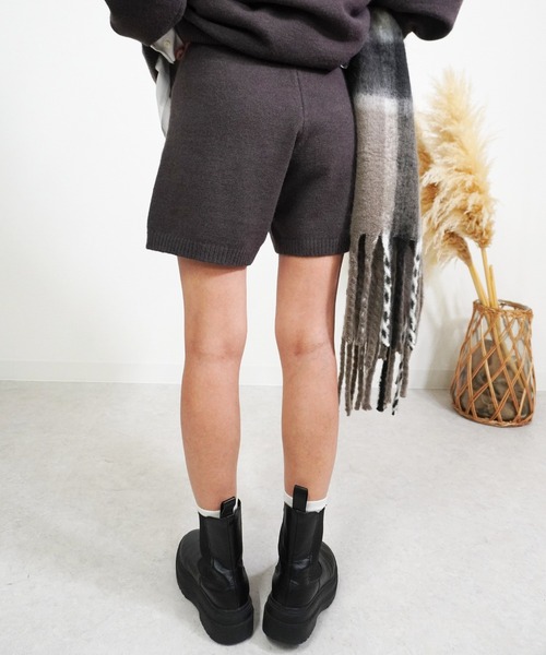 gossara(ゴサラ)の「【お問い合わせ多数】アルパカタッチショートパンツ(その他パンツ・レディース・ブラウン/グレー/ベージュ/ブラック・FREE)」の6枚目の写真