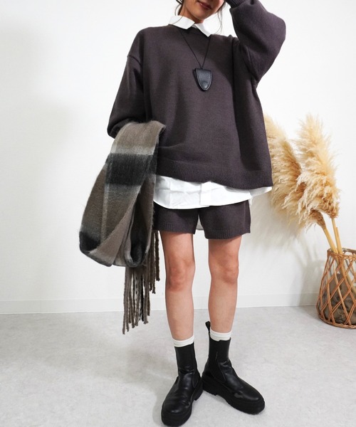 gossara(ゴサラ)の「【お問い合わせ多数】アルパカタッチショートパンツ(その他パンツ・レディース・ブラウン/グレー/ベージュ/ブラック・FREE)」の7枚目の写真
