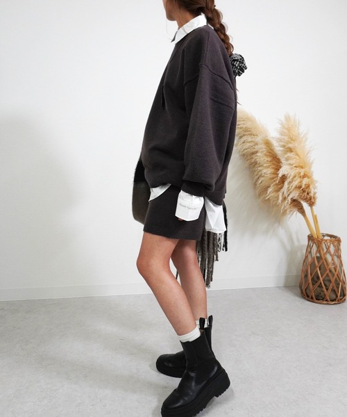 gossara(ゴサラ)の「【お問い合わせ多数】アルパカタッチショートパンツ(その他パンツ・レディース・ブラウン/グレー/ベージュ/ブラック・FREE)」の10枚目の写真