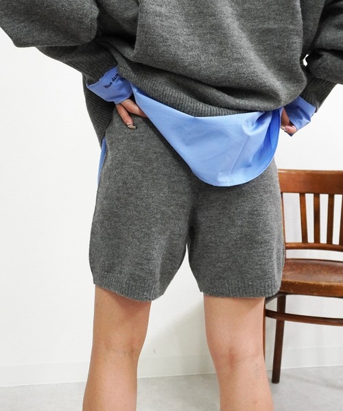 gossara(ゴサラ)の「【お問い合わせ多数】アルパカタッチショートパンツ(その他パンツ・レディース・ブラウン/グレー/ベージュ/ブラック・FREE)」の12枚目の写真