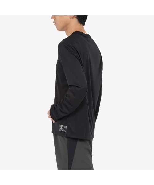 Reebok(リーボック)の「バスケットボール ロングスリーブTシャツ / BASKETBALL ESSENTIALS LS SHOOTING SHIRT(Tシャツ/カットソー・メンズ・グリーン/グレー/ブラック・LARGE/MEDIUM/SMALL/X-LARGE)」の4枚目の写真