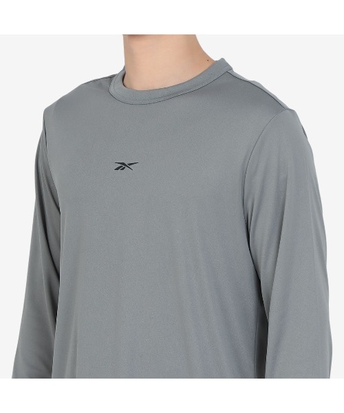 Reebok(リーボック)の「バスケットボール ロングスリーブTシャツ / BASKETBALL ESSENTIALS LS SHOOTING SHIRT(Tシャツ/カットソー・メンズ・グリーン/グレー/ブラック・LARGE/MEDIUM/SMALL/X-LARGE)」の10枚目の写真