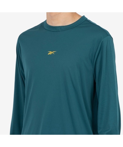 Reebok(リーボック)の「バスケットボール ロングスリーブTシャツ / BASKETBALL ESSENTIALS LS SHOOTING SHIRT(Tシャツ/カットソー・メンズ・グリーン/グレー/ブラック・LARGE/MEDIUM/SMALL/X-LARGE)」の14枚目の写真