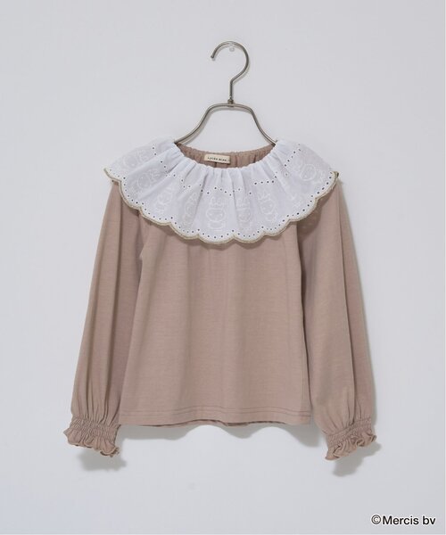 Lycee mine(リセマイン)の「【Miffy】【ソフトコットン】コットンレース衿トップス(Tシャツ/カットソー・キッズ・ネイビー/オフホワイト/ベージュ系その他/ライトピンク・130cm/110cm/140cm/120cm/100cm)」の8枚目の写真