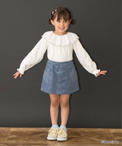 Lycee mine(リセマイン)の「【Miffy】【ソフトコットン】コットンレース衿トップス(Tシャツ/カットソー・キッズ・ネイビー/オフホワイト/ベージュ系その他/ライトピンク・130cm/110cm/140cm/120cm/100cm)」の14枚目の写真