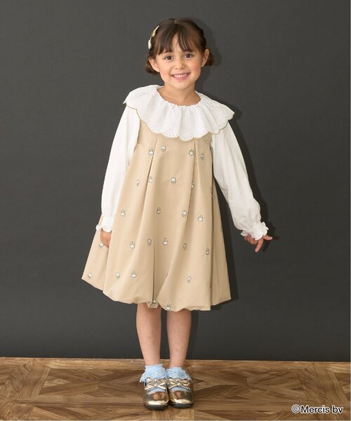 Lycee mine(リセマイン)の「【Miffy】【ソフトコットン】コットンレース衿トップス(Tシャツ/カットソー・キッズ・ネイビー/オフホワイト/ベージュ系その他/ライトピンク・130cm/110cm/140cm/120cm/100cm)」の17枚目の写真