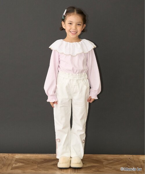 Lycee mine(リセマイン)の「【Miffy】【ソフトコットン】コットンレース衿トップス(Tシャツ/カットソー・キッズ・ネイビー/オフホワイト/ベージュ系その他/ライトピンク・130cm/110cm/140cm/120cm/100cm)」の18枚目の写真