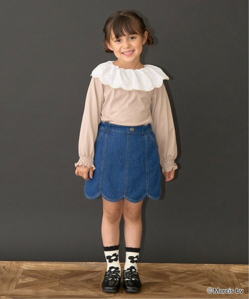 Lycee mine(リセマイン)の「【Miffy】【ソフトコットン】コットンレース衿トップス(Tシャツ/カットソー・キッズ・ネイビー/オフホワイト/ベージュ系その他/ライトピンク・130cm/110cm/140cm/120cm/100cm)」の22枚目の写真