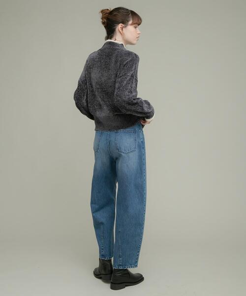 URBAN RESEARCH Sonny Label(アーバンリサーチサニーレーベル)の「モールヤーンハイネックニットプルオーバー(ニット/セーター・レディース・チャコールグレー/ベージュ/グリーン系その他・FREE)」の15枚目の写真