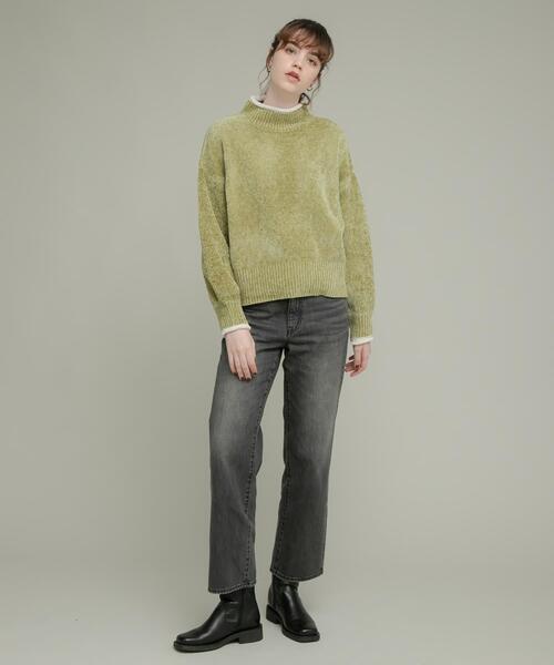 モールヤーンハイネックニットプルオーバー（ニット/セーター）｜URBAN