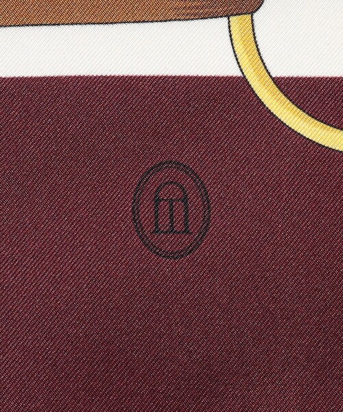 TOMORROWLAND （トゥモローランド）の「Atelier TOMORROWLAND TASSEL シルクスカーフ（バンダナ/スカーフ・レディース・オフホワイト/ボルドー・FREE）」の9枚目の写真