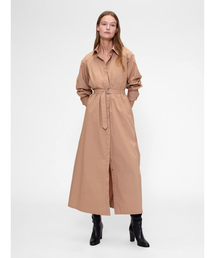 GapStudio（ギャップスタジオ）の「GapStudio ポプリン ベルト マキシシャツドレス（ワンピース）」