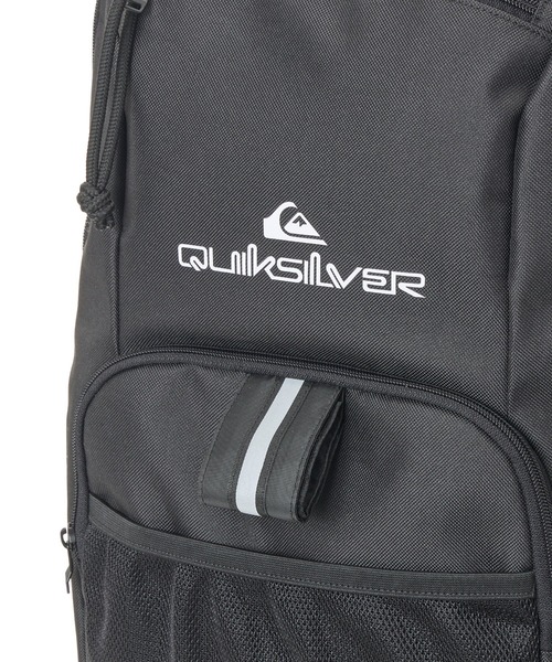 Quiksilver(クイックシルバー)の「BY THE SEA 32L /クイックシルバーリフレクター付きバックパック・リュック(バックパック/リュック・メンズ・ブラック/ブラック系その他・FREE)」の7枚目の写真