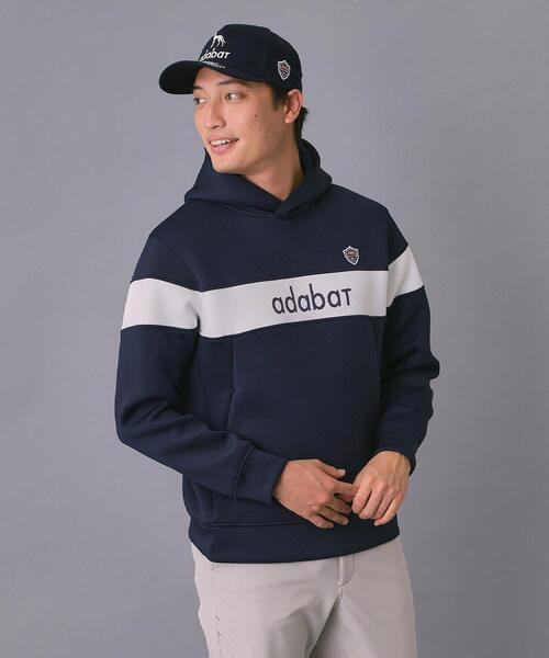 adabat(アダバット)の「【新レーベル ADABAT NAVY】ブロッキングラインロゴフーディー(パーカー・メンズ・グレー/ネイビー・46/48/50)」の17枚目の写真