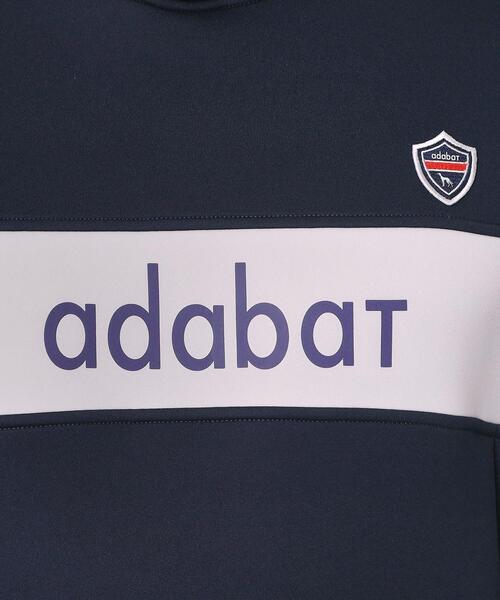 adabat(アダバット)の「【新レーベル ADABAT NAVY】ブロッキングラインロゴフーディー(パーカー・メンズ・グレー/ネイビー・46/48/50)」の5枚目の写真