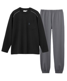 COMME CI COMME CA（コムシコムサ）の「COMME CI COMME CA/コムシコムサ ルームウェア 長袖長パンツ ダンボールニット（ルームウェア/パジャマ）」