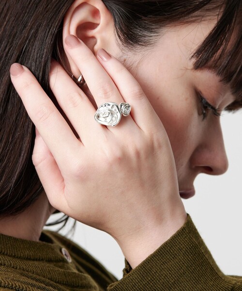 Soierie＞Rose 2WAY カフリング（リング）｜Soierie（ソワリー）の