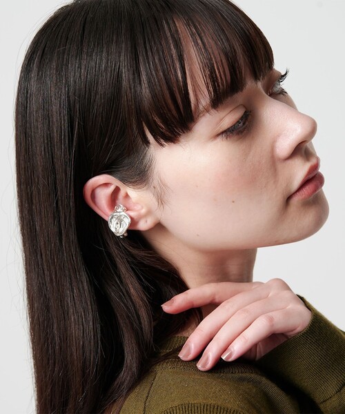 Soierie(ソワリー)の「<Soierie>Rose 2WAY カフリング(リング・レディース・シルバー・FREE)」の4枚目の写真