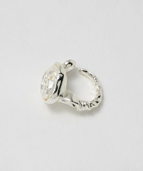 Soierie(ソワリー)の「<Soierie>Rose 2WAY カフリング(リング・レディース・シルバー・FREE)」の6枚目の写真