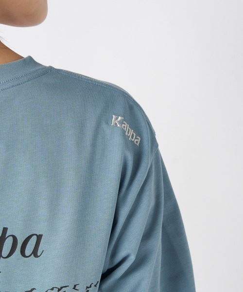 Kappa(カッパ)の「≪ウェルネスシリーズ≫バックグラフィック ユニセックスTシャツ(Tシャツ/カットソー・レディース・ホワイト/ブラック/サックスブルー・LARGE/MEDIUM/SMALL)」の13枚目の写真