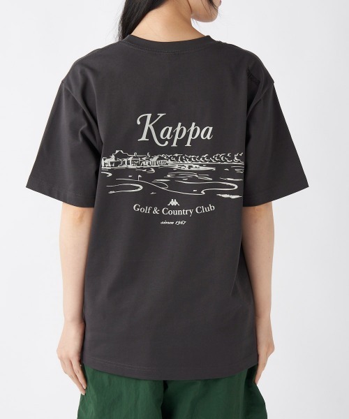 Kappa(カッパ)の「≪ウェルネスシリーズ≫バックグラフィック ユニセックスTシャツ(Tシャツ/カットソー・レディース・ホワイト/ブラック/サックスブルー・LARGE/MEDIUM/SMALL)」の16枚目の写真