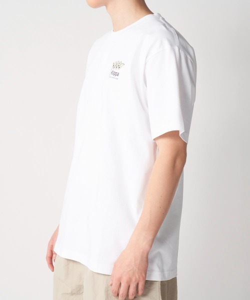 Kappa(カッパ)の「≪ウェルネスシリーズ≫バックグラフィック ユニセックスTシャツ(Tシャツ/カットソー・レディース・ホワイト/ブラック/サックスブルー・LARGE/MEDIUM/SMALL)」の18枚目の写真
