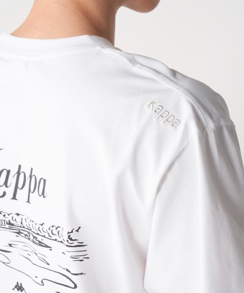 Kappa(カッパ)の「≪ウェルネスシリーズ≫バックグラフィック ユニセックスTシャツ(Tシャツ/カットソー・レディース・ホワイト/ブラック/サックスブルー・LARGE/MEDIUM/SMALL)」の21枚目の写真