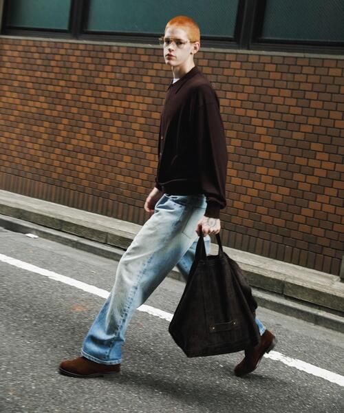 crepuscule（クレプスキュール）の「『別注』crepuscule×URBAN RESEARCH　H-G Knit Shirts（ニット/セーター・メンズ・ダークブラウン/グレー/ブラウン系その他/ブラック・1/2）」の19枚目の写真