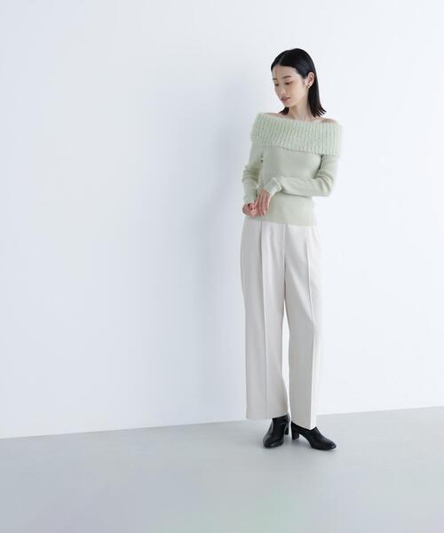 NATURAL BEAUTY BASIC(ナチュラルビューティーベーシック)の「◇メタルディティールタックワイドパンツ(その他パンツ・レディース・ブラック/ベージュ/ベージュ系その他3・SMALL/MEDIUM)」の19枚目の写真