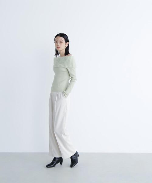 NATURAL BEAUTY BASIC(ナチュラルビューティーベーシック)の「◇メタルディティールタックワイドパンツ(その他パンツ・レディース・ブラック/ベージュ/ベージュ系その他3・SMALL/MEDIUM)」の20枚目の写真