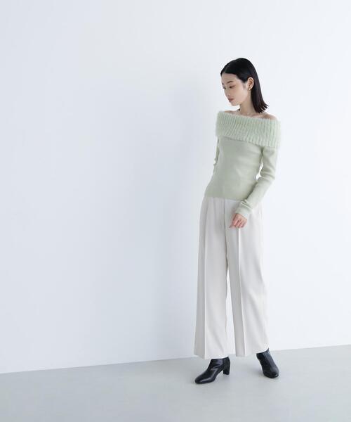 NATURAL BEAUTY BASIC(ナチュラルビューティーベーシック)の「◇メタルディティールタックワイドパンツ(その他パンツ・レディース・ブラック/ベージュ/ベージュ系その他3・SMALL/MEDIUM)」の22枚目の写真