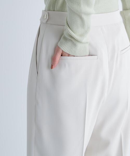 NATURAL BEAUTY BASIC(ナチュラルビューティーベーシック)の「◇メタルディティールタックワイドパンツ(その他パンツ・レディース・ブラック/ベージュ/ベージュ系その他3・SMALL/MEDIUM)」の7枚目の写真