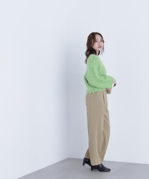 NATURAL BEAUTY BASIC(ナチュラルビューティーベーシック)の「◇メタルディティールタックワイドパンツ(その他パンツ・レディース・ブラック/ベージュ/ベージュ系その他3・SMALL/MEDIUM)」の12枚目の写真