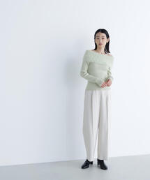 NATURAL BEAUTY BASIC | ◇メタルディティールタックワイドパンツ(その他パンツ)