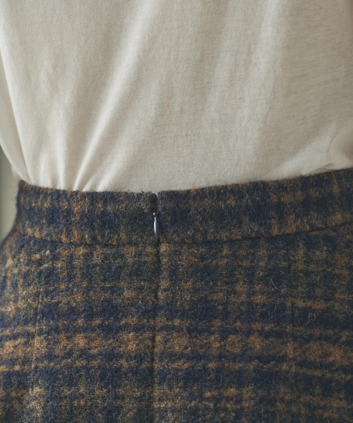 Curensology（カレンソロジー）の「Curensology(カレンソロジー)/＜ＣＳＧ＞リバーチェックスカート（スカート・レディース・ネイビー・FREE）」の10枚目の写真