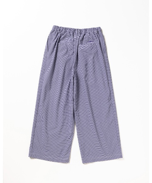 THOUSAND MILE（サウザンドマイル）の「[L's]LONG WIDE PANTS HIGH AIR PERMEABILITY CHECK/ロングワイドパンツ（その他パンツ・レディース・ブルー系その他/ブラック系その他/ブラウン系その他・M/L）」の5枚目の写真