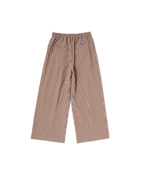 THOUSAND MILE（サウザンドマイル）の「[L's]LONG WIDE PANTS HIGH AIR PERMEABILITY CHECK/ロングワイドパンツ（その他パンツ・レディース・ブルー系その他/ブラック系その他/ブラウン系その他・M/L）」の4枚目の写真