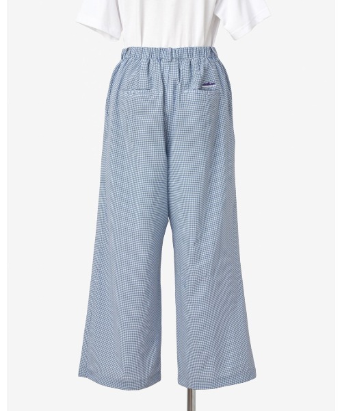 THOUSAND MILE（サウザンドマイル）の「[L's]LONG WIDE PANTS HIGH AIR PERMEABILITY CHECK/ロングワイドパンツ（その他パンツ・レディース・ブルー系その他/ブラック系その他/ブラウン系その他・M/L）」の8枚目の写真