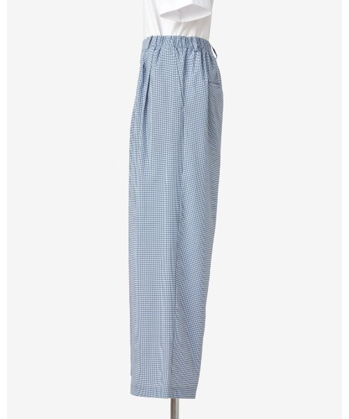THOUSAND MILE（サウザンドマイル）の「[L's]LONG WIDE PANTS HIGH AIR PERMEABILITY CHECK/ロングワイドパンツ（その他パンツ・レディース・ブルー系その他/ブラック系その他/ブラウン系その他・M/L）」の9枚目の写真