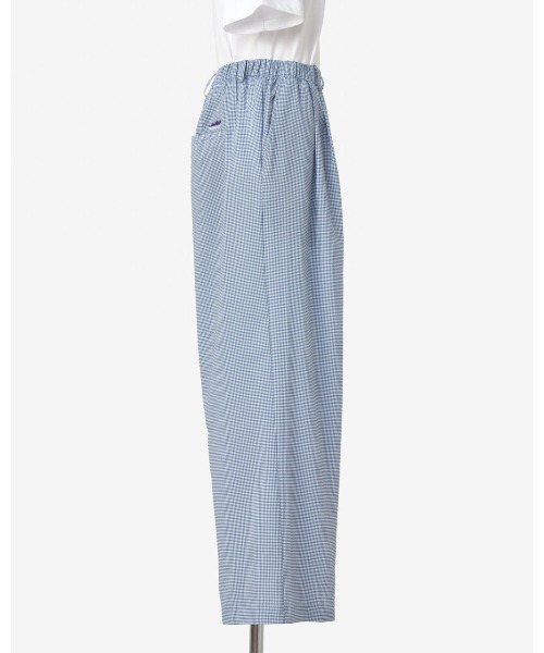 THOUSAND MILE（サウザンドマイル）の「[L's]LONG WIDE PANTS HIGH AIR PERMEABILITY CHECK/ロングワイドパンツ（その他パンツ・レディース・ブルー系その他/ブラック系その他/ブラウン系その他・M/L）」の10枚目の写真