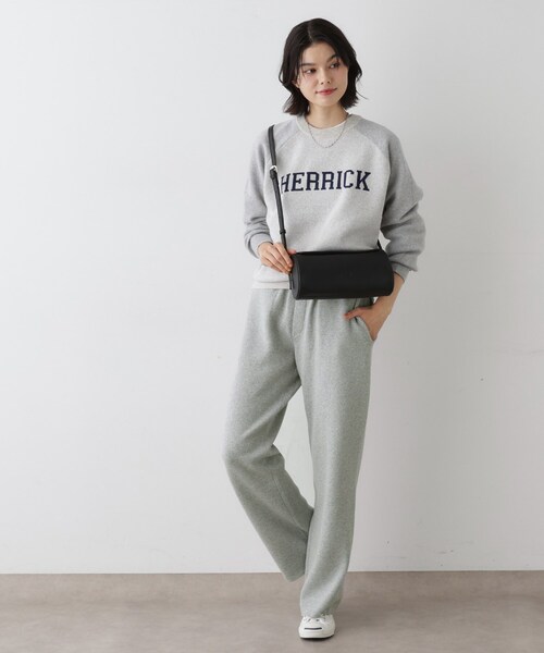 Dessin(デッサン)の「【ウエストゴム/洗える】コットンニットリラクシーパンツ(その他パンツ・レディース・グレー/ネイビー・01/02)」の14枚目の写真