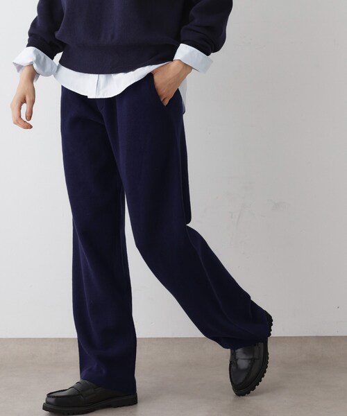 Dessin(デッサン)の「【ウエストゴム/洗える】コットンニットリラクシーパンツ(その他パンツ・レディース・グレー/ネイビー・01/02)」の12枚目の写真