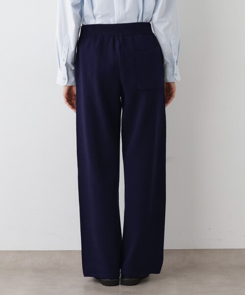 Dessin(デッサン)の「【ウエストゴム/洗える】コットンニットリラクシーパンツ(その他パンツ・レディース・グレー/ネイビー・01/02)」の6枚目の写真